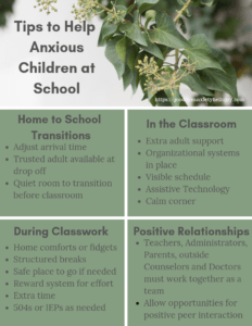 These effective strategies to reduce anxiety at school can assist parents and teachers in helping children dealing with anxiety in the classroom.