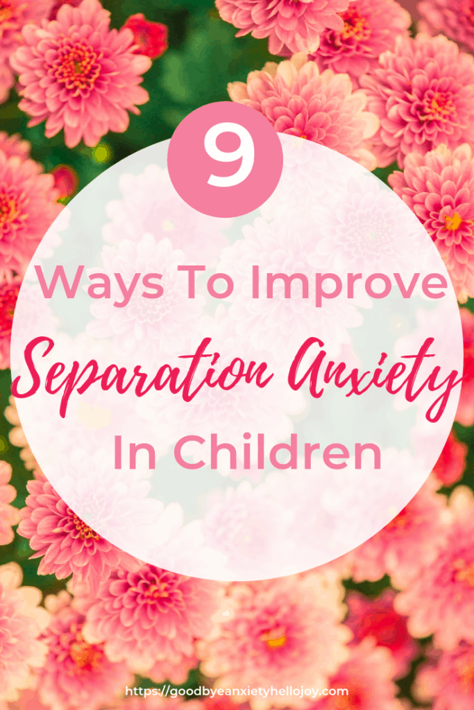 separation anxiety in children