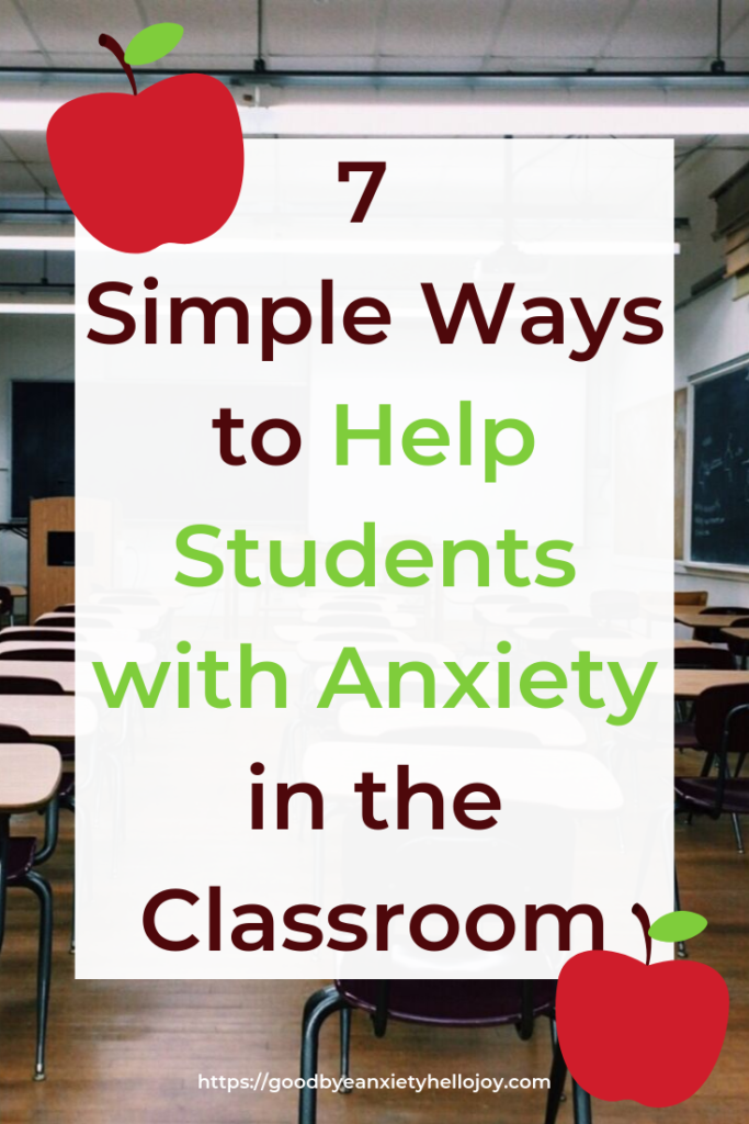 anxiety in the classroom