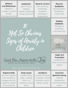 Often child anxiety is overlooked. Does your child suffer from these signs of anxiety? #anxiety #childanxiety #parentingtips #schoolanxiety