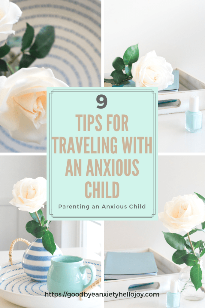Traveling with an anxious child can present problems. These tips help ease anxiety while traveling with an anxious child. #anxiety #childanxiety #parenting #specialneeds #travel
