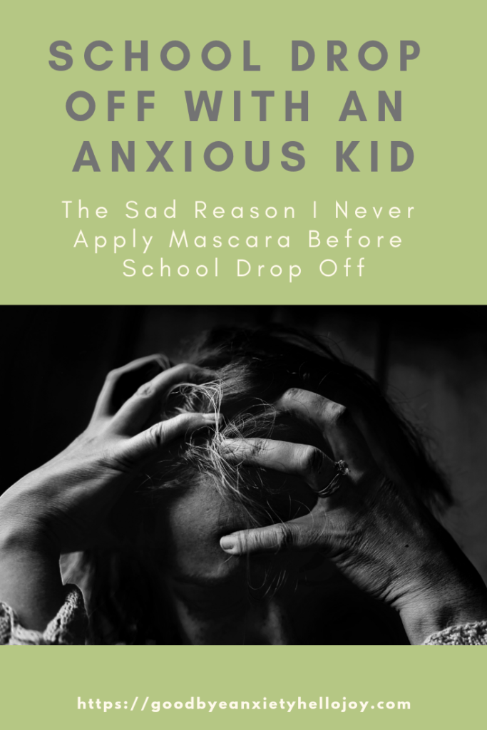 Morning school drop off is difficult for families with anxious children. Insight into one mother's daily task of morning drop off with her highly anxious kid. #anxiety #schoolanxiety #teachers #parenting #specialneeds