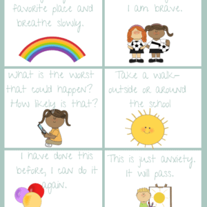 Free Child Anxiety Printables - Good Bye Anxiety, Hello Joy