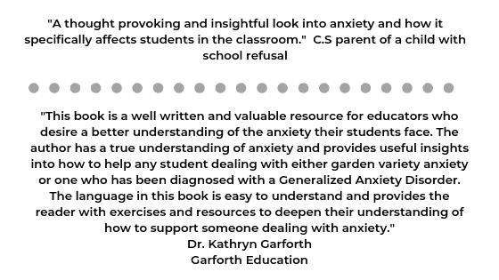 school anxiety help book reviews